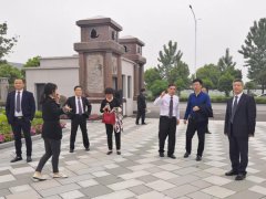 江苏盐城大丰福寿园领导来浙江沐鸣调研